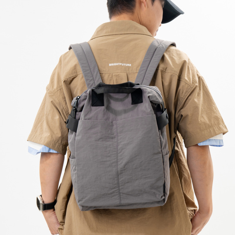 户外运动背包2025夏季新款男女百搭书包轻便牛津布大容量旅行包|undefined