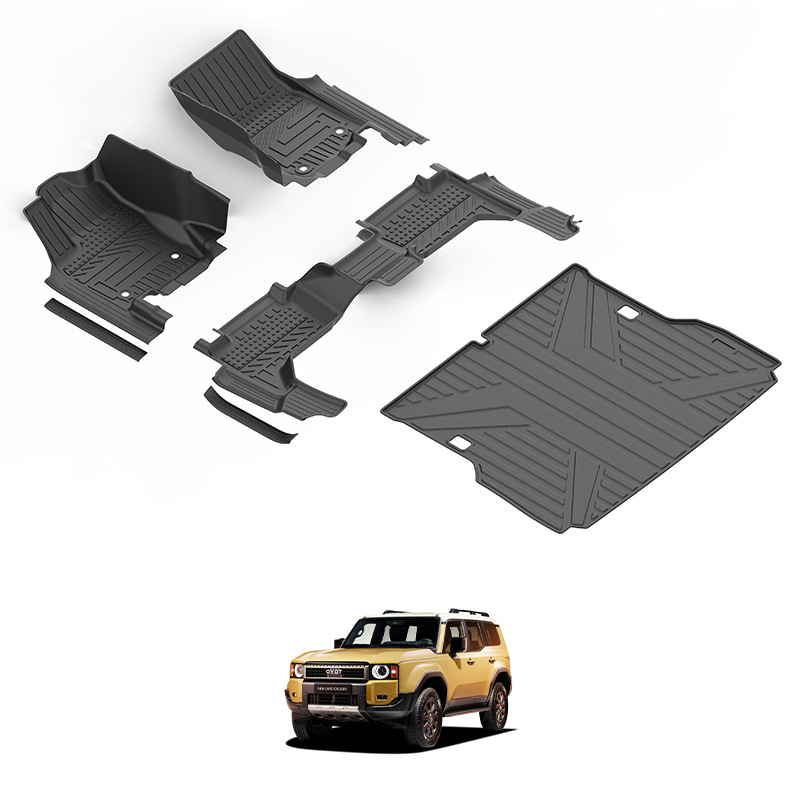 Aplicable Land Cruiser Prado LC250 alfombrilla para coche Floor Mats 5DTPE alfombrilla para pies
