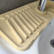 Highlight Slope Drain Mat Faucet Sink Splash Mat Drain Mat Sink Anti-Slip Soap Mat Splash Mat