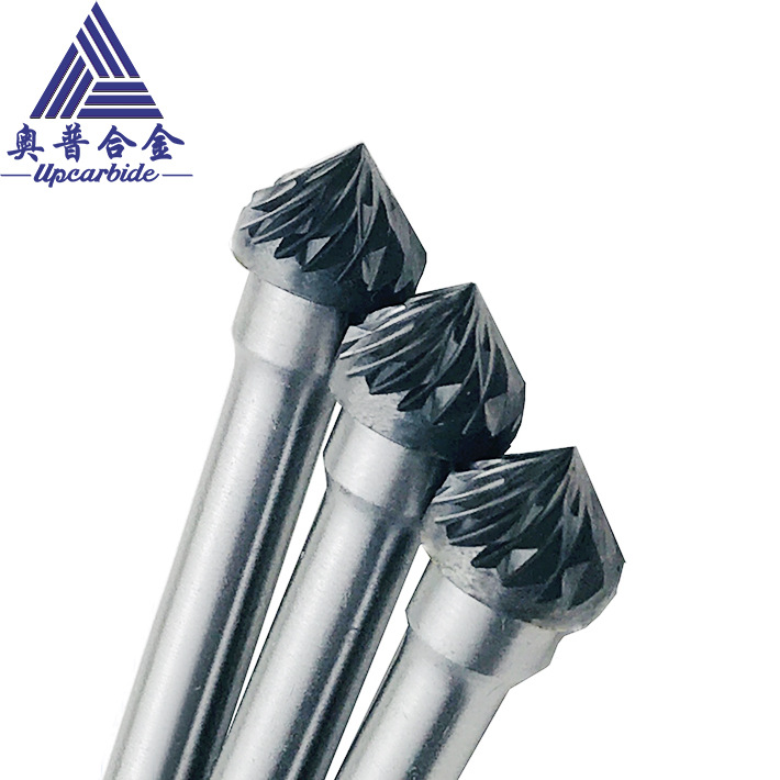 90°C圆锥形K型碳化钨旋转锉 加工槽通用型钨钢打磨机锥形打磨头