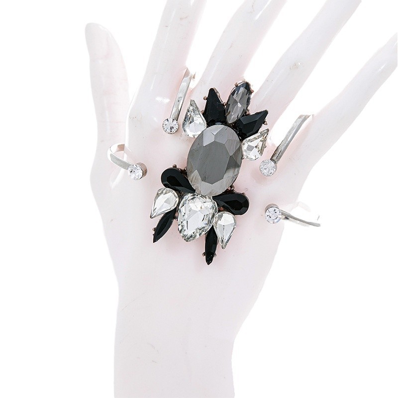 Amazon nuevo brazalete de diamante geométrico personalizado brazalete ajustable accesorios de Halloween Brazalete mujer