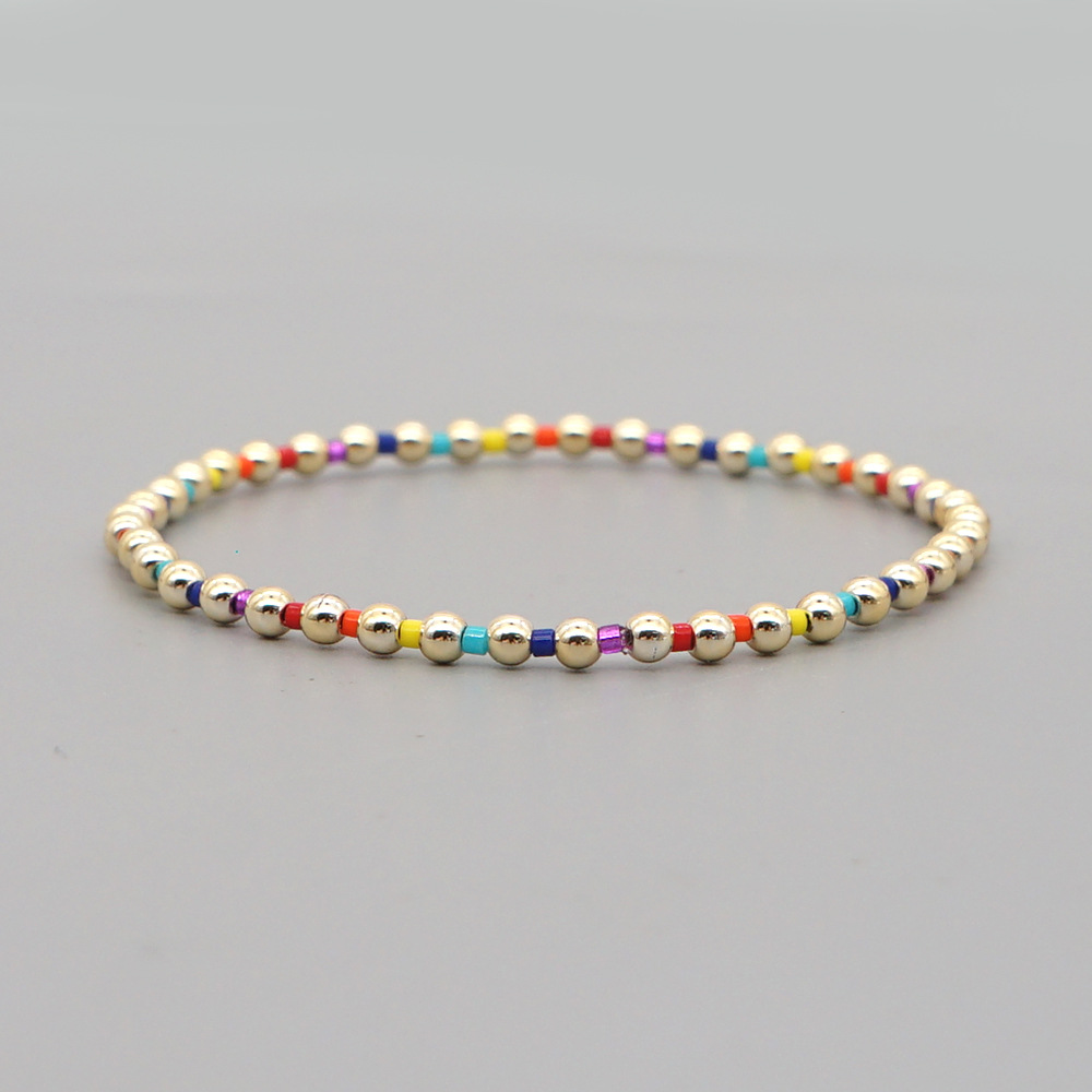 Bracelet En Perles D&#39;or De Style Bohème Simple display picture 5