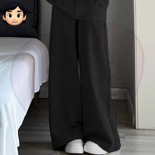 休闲运动套装女秋冬新款宽松连帽灰色卫衣阔腿裤两件套开衫外套潮|undefined