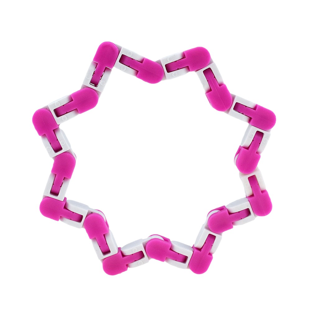 24-section Bicycle Plastic Chain Track Decompression Toy display picture 2