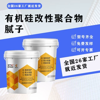 有机硅改性聚合物腻子工程混凝土修补防护防水超薄修复提高耐久性