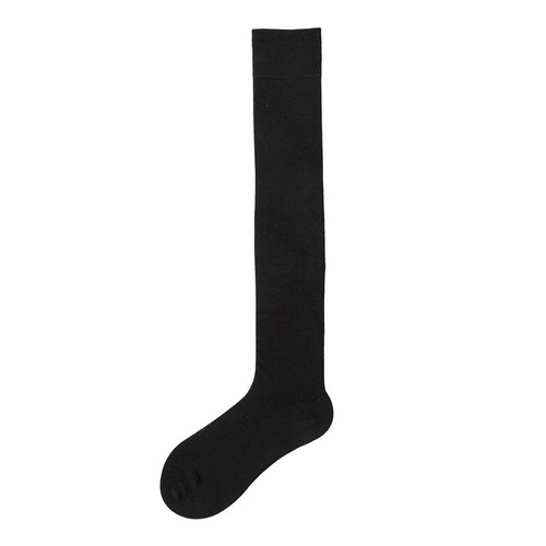Socks for women in early autumn jk calf socks 95% pure cotton boneless black and white socks over the knee ins slimming mid-length socks