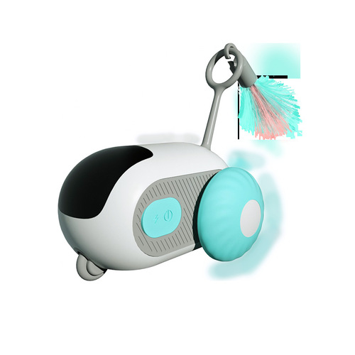 Pet Gravity Smart Racing Electric Remote Control Cat Toys Self-Having Feather Cat Teaser Cat Toys