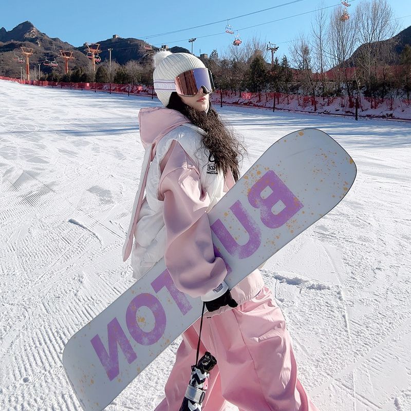 禾木滑雪运动滑雪服套装户外防风防水滑雪裤单双板可爱兔子滑雪衣|undefined