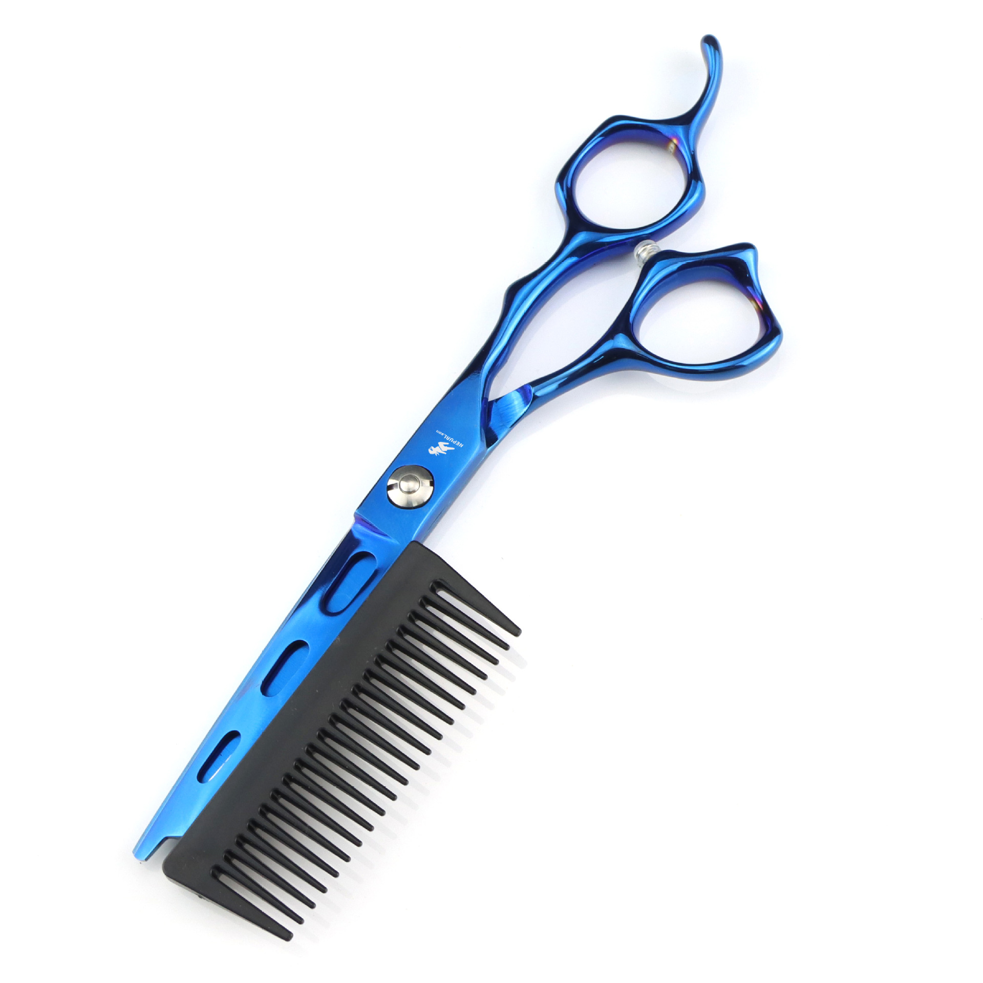 Professional Hairdressing Scissors For Flat Bangs Colorful Design_voghion.com