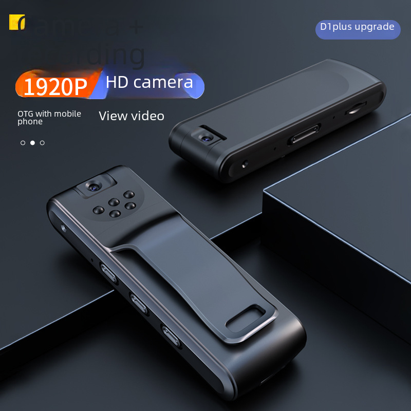 Professional intelligent recording camera HD sports camera night vision back clip law enforcement record recorder recording pen