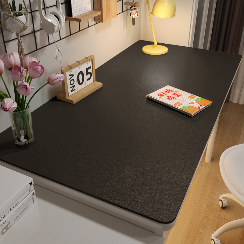 Protector de ojos de protección del medio ambiente Alfombrilla de mesa de libro Cuero para estudiantes Alfombrilla de mesa de color sólido Mantel de mesa a prueba de aceite Alfombrilla de mesa de computadora de aprendizaje antideslizante