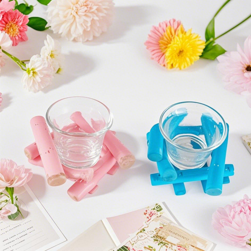 Candelaria transfronteriza decoración decorativa con vela de vidrio decoración del hogar en fila de vacaciones