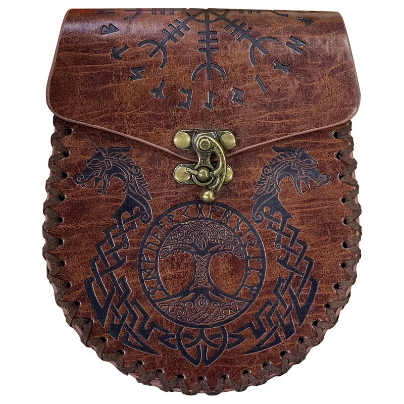 Кросс-бордерный мульти-платформенный викинговский стиль.medieval pouch, поясной кошелек монет, ретро поясная сумка, дропшиппинг