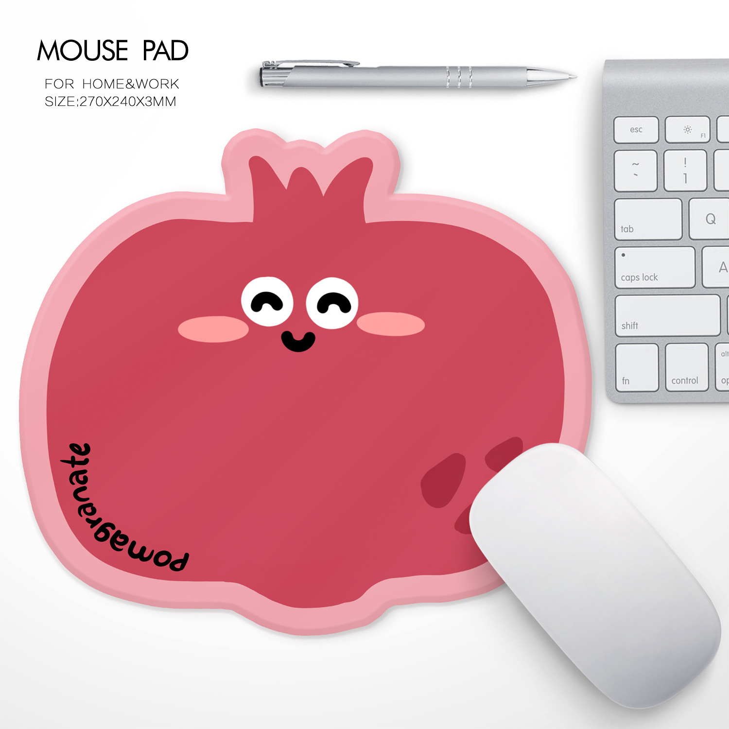 Tappetino per mouse Alien Fruit Office Cartoon INS Style Dopamine Colorway_voghion.com