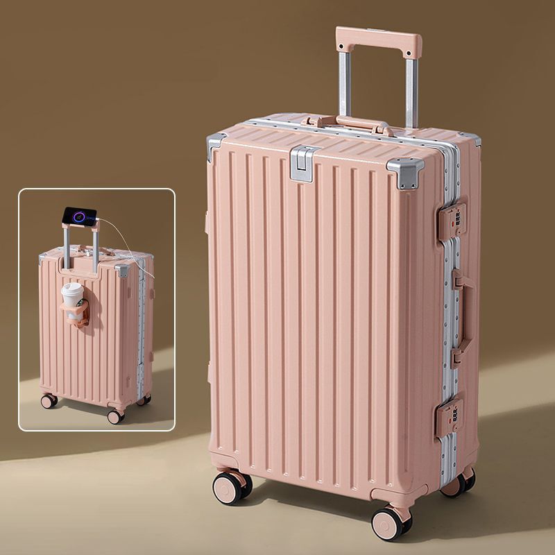 Luggage Suitcase Universal Wheel Student Trolley Case Aluminum Frame Multi-Functional New Large Capacity Durable Password Box Suitcase Luggage Suitcase Universal Wheel Student Trolley Case Aluminum Frame Multi-Functional New Large Capacity Durable Password Box Suitcase
