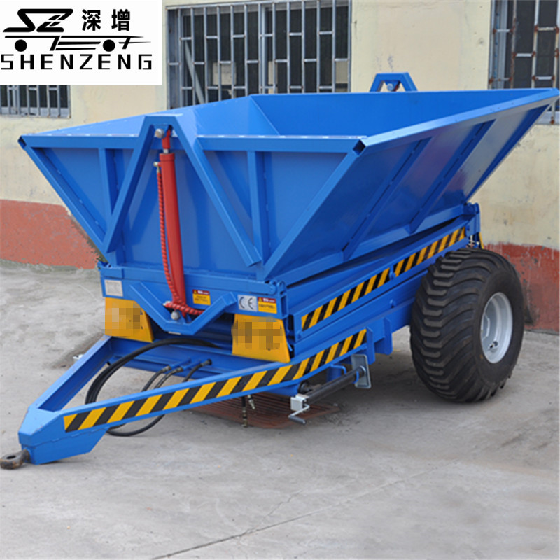 农用2吨液压自卸拖车 升降式椰子拖车 液压升降拖车 拖拉机挂车