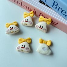 韩国新款布艺充棉小黄鸭兔子小熊儿童发夹项链饰品配件服装辅料