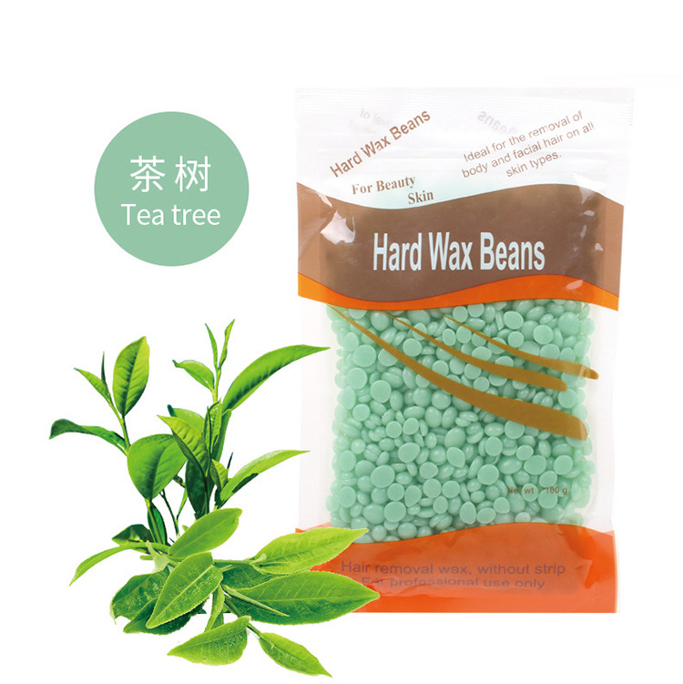 Transfronterizo 100g cera de depilación ventas directas de fábrica de frijol sólido depilación sin papel cera de abejas cera dura partículas pequeñas de frijol