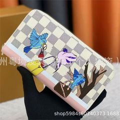 2025新款钱包男女通用两折长款真皮外贸时尚多卡位包百搭流行