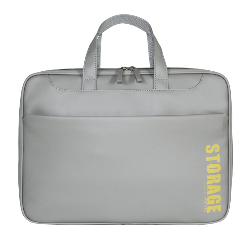 Waterproof Pu Leather Laptop Bag, Anti-Drop Leather Film Tablet Storage Inner Bag, Handbag 14inch Customized