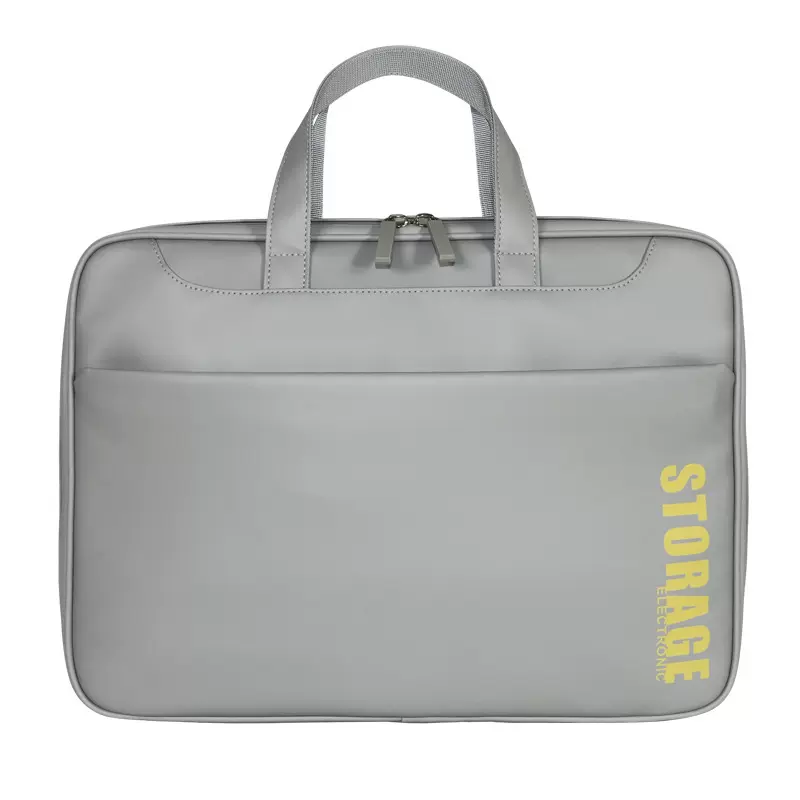 全开式防水PU皮笔记本电脑包定制 防摔皮膜平板收纳内胆包手提包