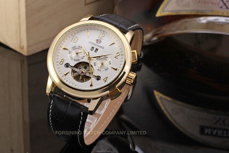 Men's Automatic Mechanical Watch With Tourbillon And Moon Phase_voghion.com