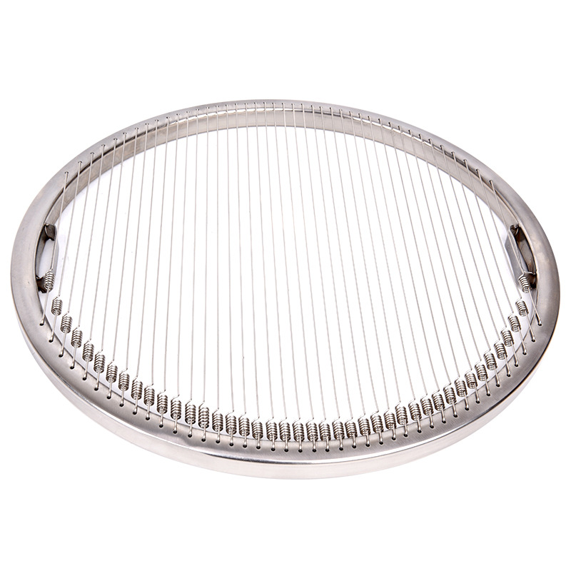 Stainless steel barbecue grid, steel carbon barbecue net, commercial sieve, meat grill, steel wire barbecue net, thickened barbecue tray