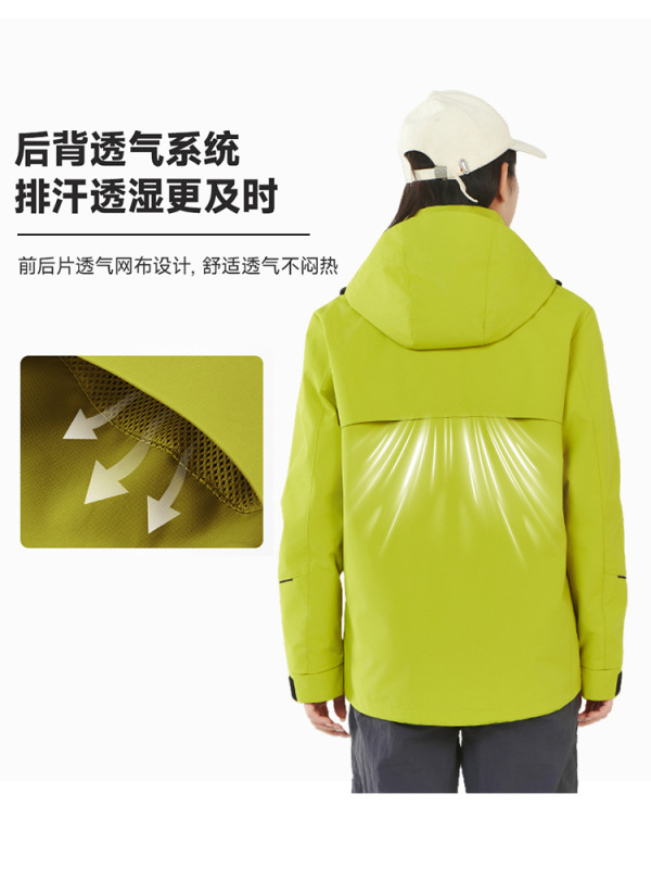 2025新款凯乐士冲锋衣女三合一可拆卸防风防水硬壳登山服外套男士|undefined