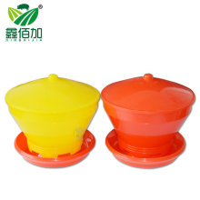 新型鸡料桶 鸡鸭鹅喂食槽 加厚家禽自动下料桶养鸡家禽喂食饲料槽