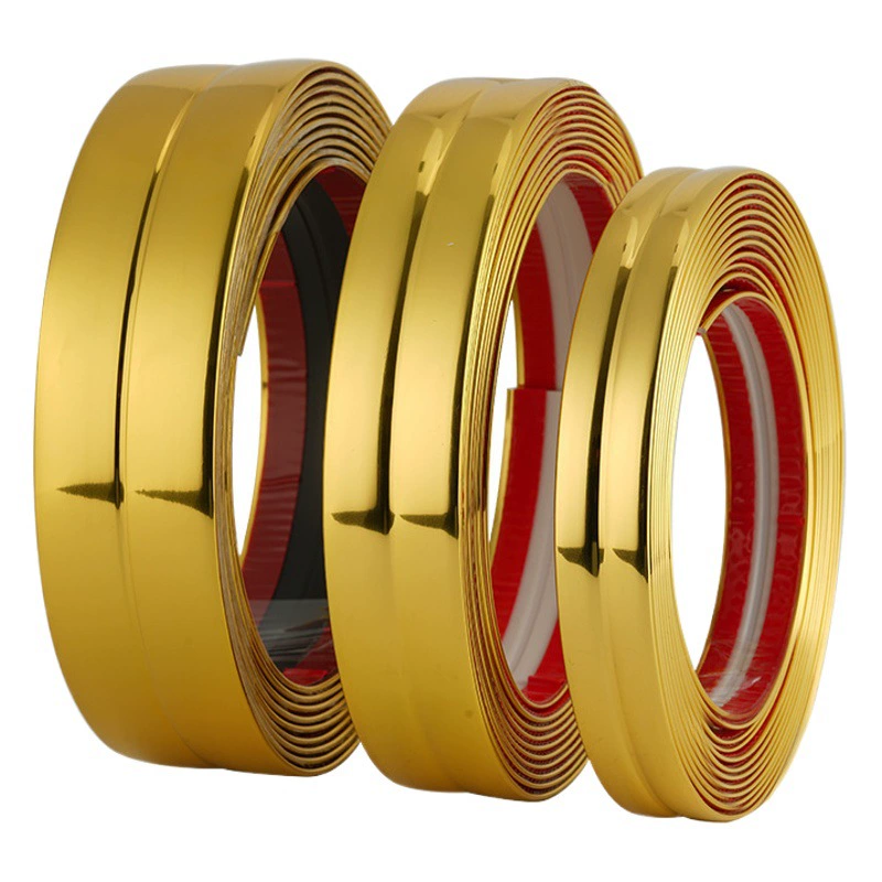 Самоклеящаяся ПВХ Глянцевая угловая полоса для уплотнения кромок фон стены плоская наклейка наслоение потолочной кромки уплотнительная лента внутренний угол закрывающий край Декоративная полоса