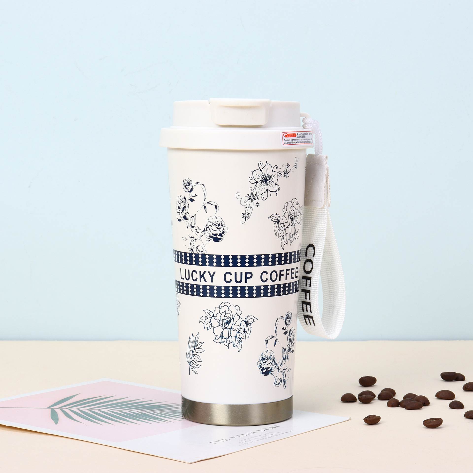 Edelstahl Thermobecher Maiglöckchen Design Für Damen_voghion.com