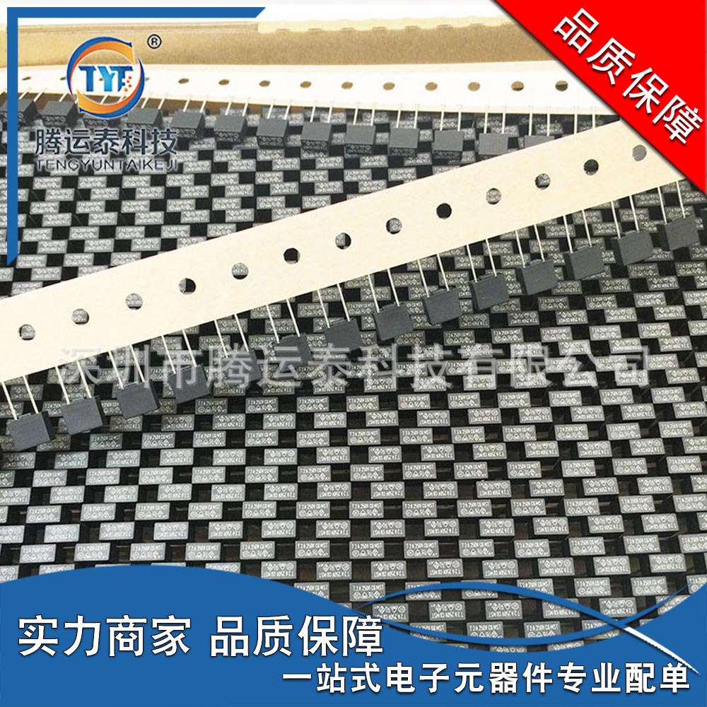 直插方形保险管 T2A 250V 塑料 插件保险管 现货销售 台湾功品牌