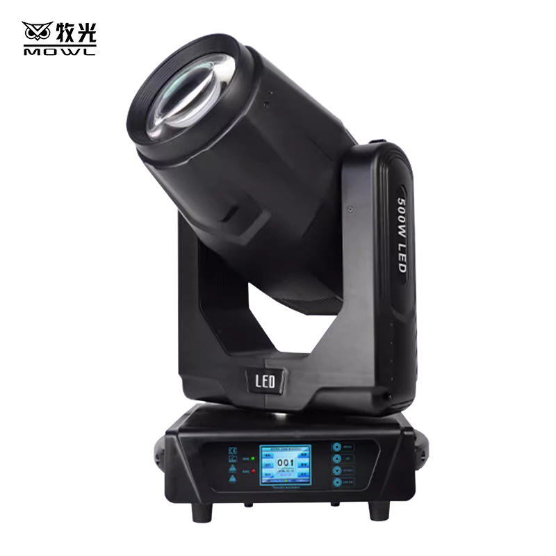 500W luz de haz LED cabezal giratorio sala de baile de boda bar 3 en 1 iluminación de patrón de escenario