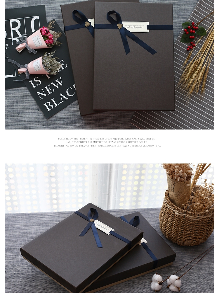 Caja de regalo camisa caja de regalo camisa pijama bufandas cajas de regalo para hombres cajas vacías cajas de ropa