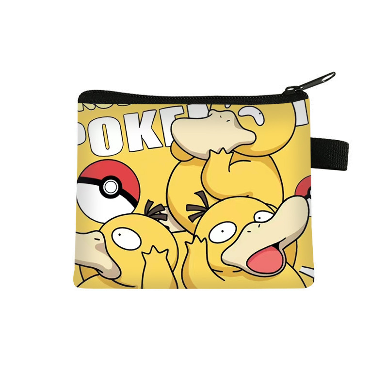 New Pokémon Coin Purse, Children's Mini Cartoon Bag, Student Portable Bag, Storage Wallet, Key Card Holder
