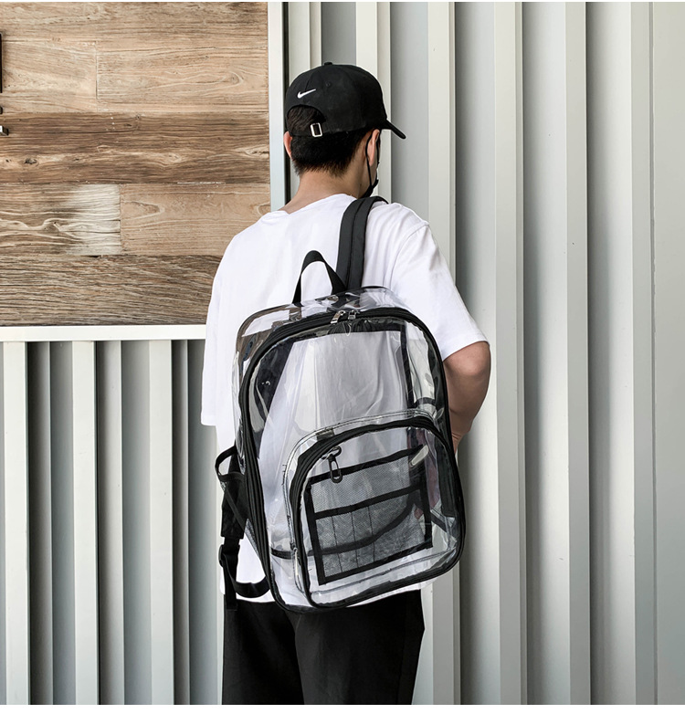 Waterproof Solid Color Casual School Daily School Backpack display picture 10