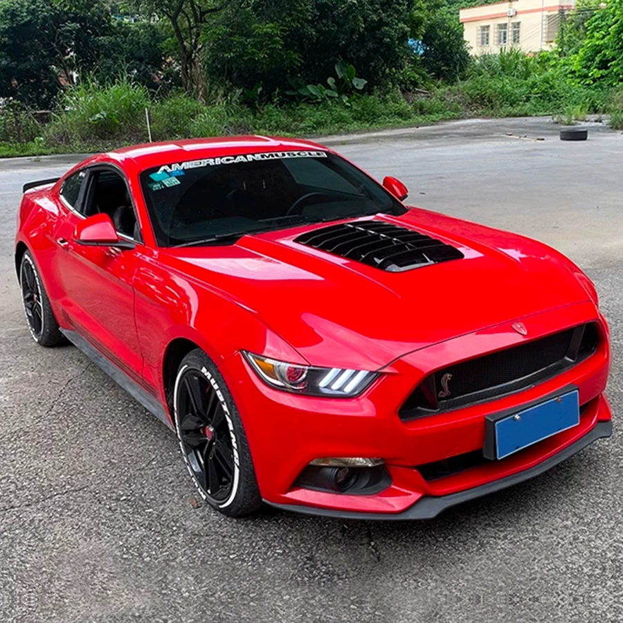 Подходящие для Ford Mustang GT500 стиль крышки капота Спун (Spoon) декор тонировка аксессуары комплект кузова