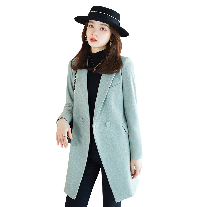 apricot autumn elegant classic suit jacket