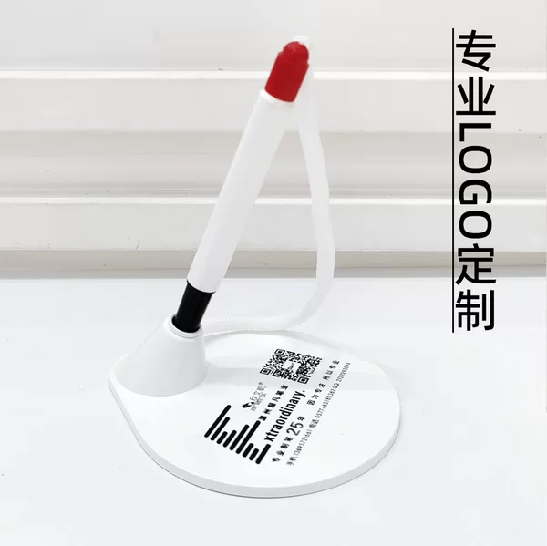 Corporate front desk office stationery LOGO signature neutral fixed pen bank hotel desk pen in stock wholesale