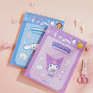 Yuemu Sanrio coolomi sketch book a4 Art student painting book flip-up large coil picture book thickened notebook