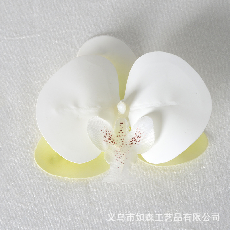 シミュレーションフィルム胡蝶蘭花頭花弁シミュレーション花アクセサリーヘアピンdiy手作りウェディングドレス装飾|undefined