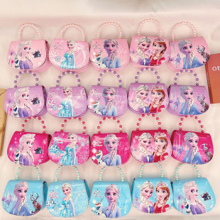 New Frozen Princess Handbag Girl's Bag Aisha Crossbody Shoulder Bag Portable Coin Purse