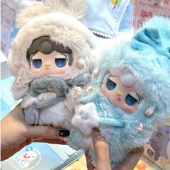 正版yooki氧氧三代温暖小兔毛绒盲盒可爱娃娃手办女生日礼物玩具