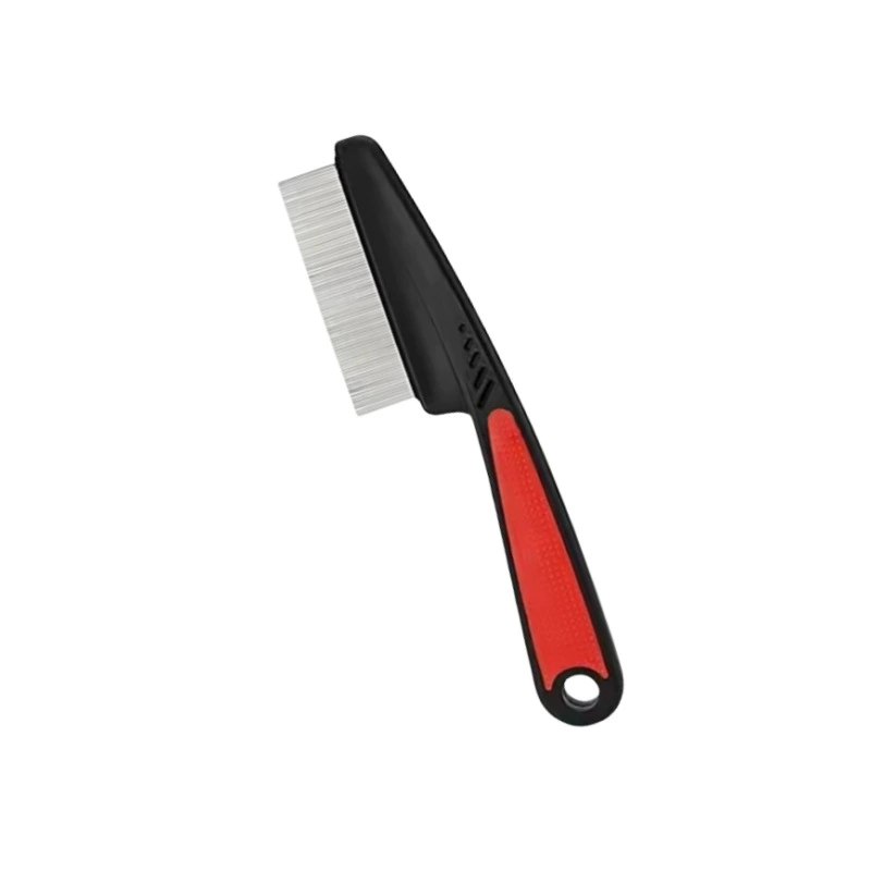 ♔ Расческа для домашних животных, расческа от блох, расческа для собак и кошек, расческа для кошачьей шерсти, косметическая расческа, игла для удаления волос с мелкими зубьями для домашних животных