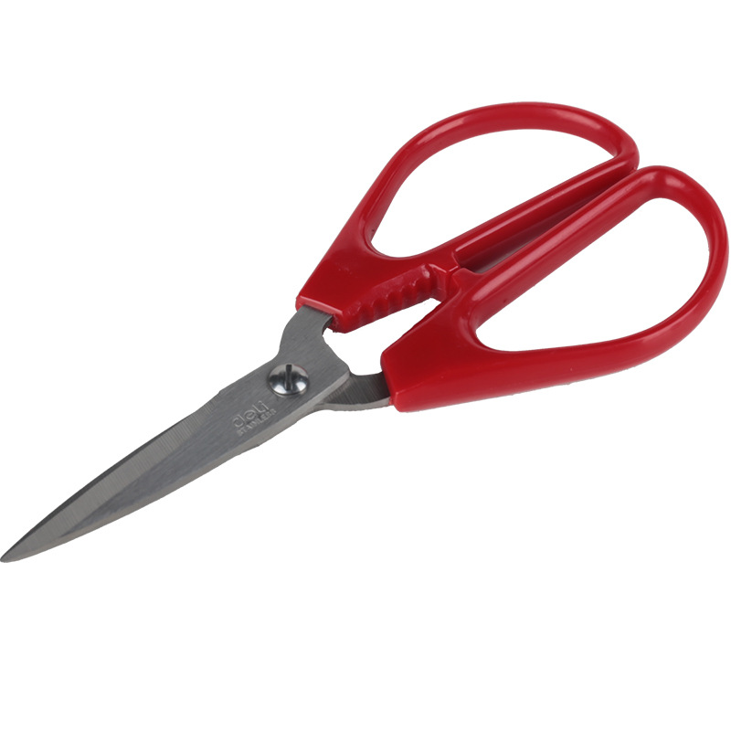 Deli 6036 tijeras grandes de acero inoxidable cuchillo de papel manual para estudiantes
