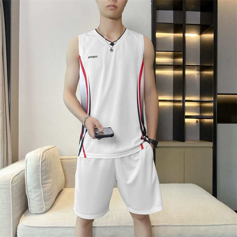 Camisas de baloncesto para hombres de verano hielo seco rápido juego camiseta de entrenamiento deportivo juego de baloncesto para hombres