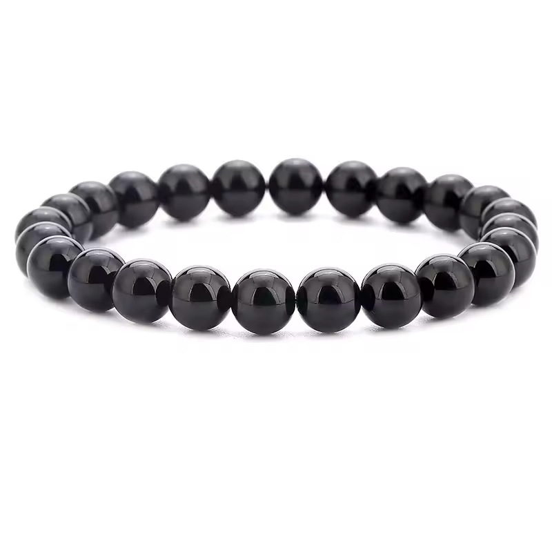 Beaded Bracelet With Natural Healing Crystals For Mind Balance_voghion.com