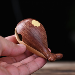 鯨木魚敲打可愛隨身解壓辦公室靜心打擊樂器實木擺件佛系玩具禮物