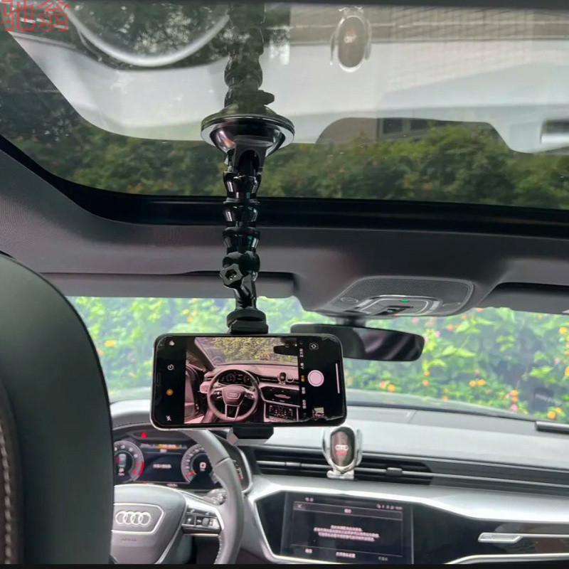 L5U suction cup mobile phone rack car bracket car viewing angle shooting video glass large suction cup fixed artifact