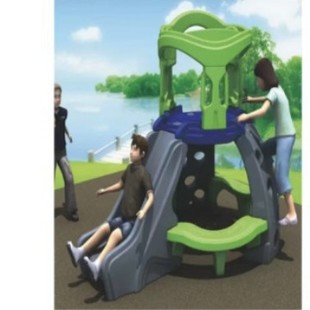 Kindergarten Outdoor Multi-Functional Small House Game House Children's Play House Slide Combination Mushroom House Amusement Park